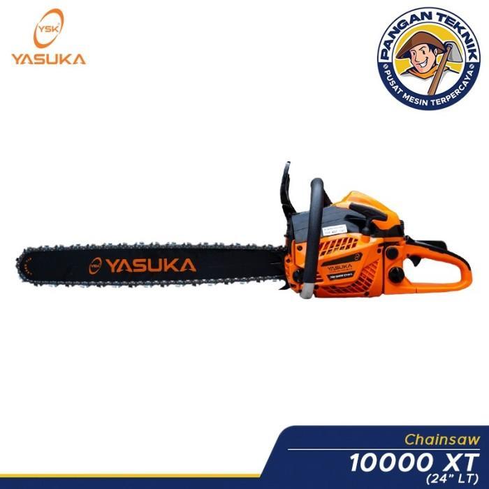 PROMO 10000XT S 24LT CHAINSAW YASUKA | Gergaji Mesin (Chainsaw) YASUKA 10000 XT- BAR 24" LT