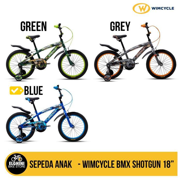 Sepeda Anak - Wimcycle BMX SHOTGUN 18" - Blue
