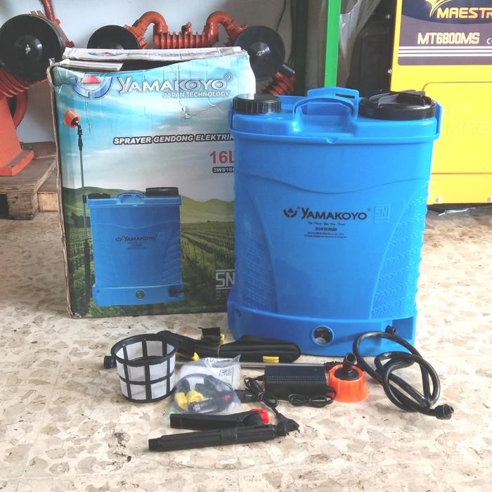 $+$+$+$+] Sprayer Elektrik Yamakoyo 16L Tangki Semprot Elektrik