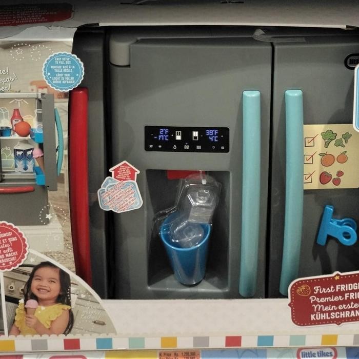(Best) little tikkes kulkas besar 2pintu mainan anak original ya