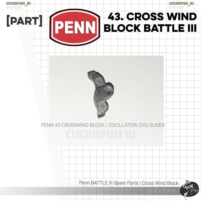 [PART] PENN 43 - Crosswind Block OS Slider BATTLE III / PURII / BTLIII