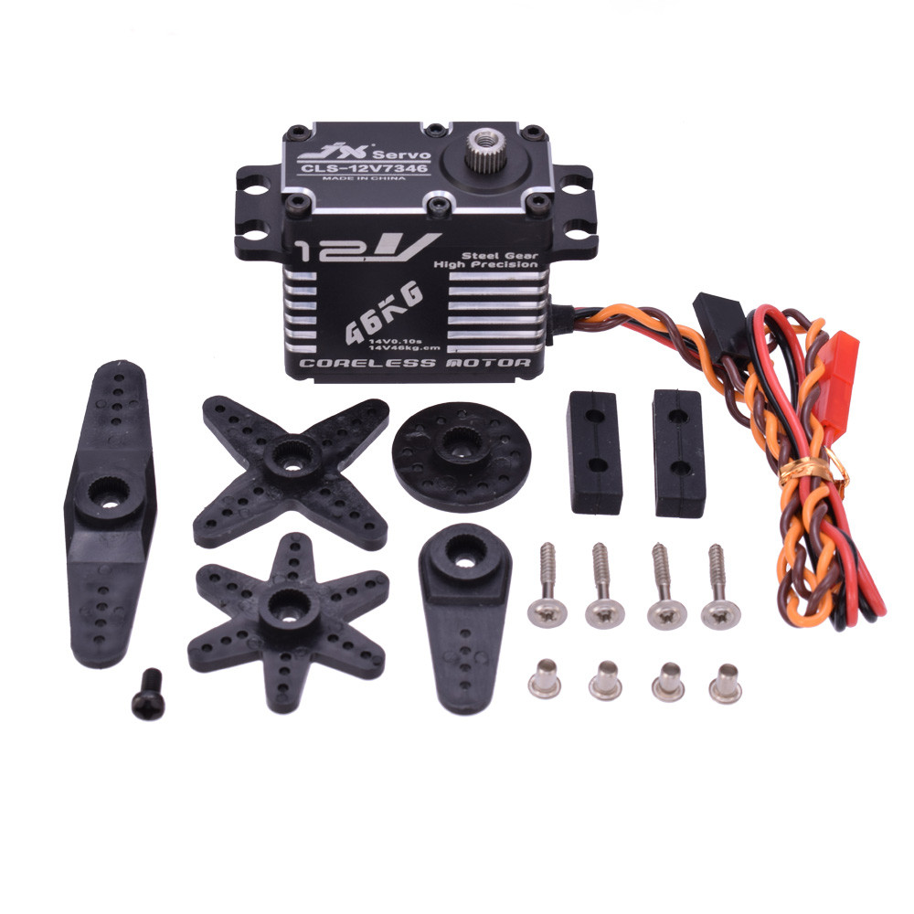 RC Servo JX Servo 18g 20KG 21kg 27KG 30KG 32KG 46KG Degrees Steel Gear Digital Coreless Servo for RC
