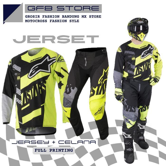 jersey set motocross setelan Jersey set motor cross trail adventure grasstrack