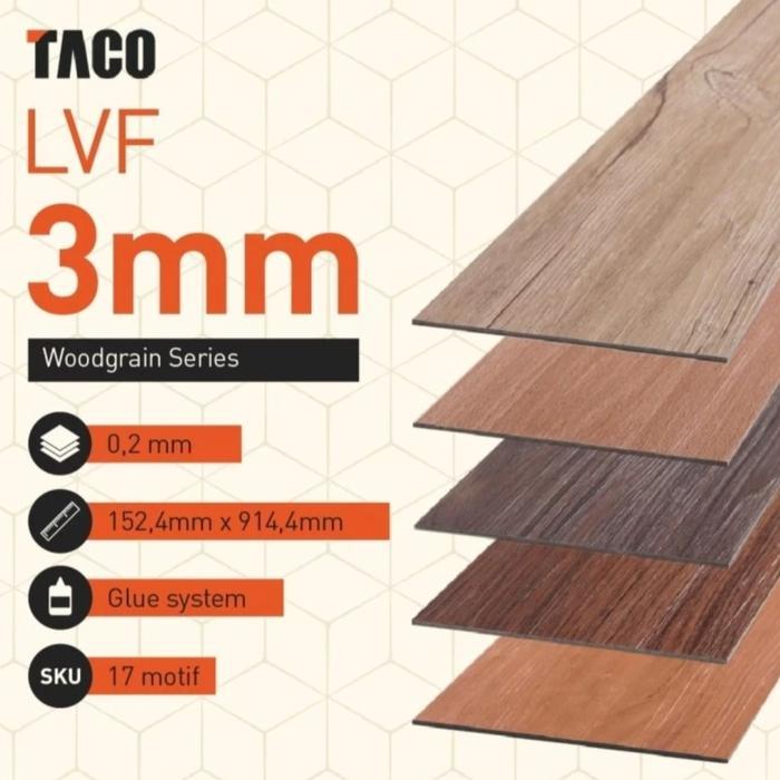 TACO Vinyl 3mm L 152.4mm x P 914.4mm All Variant