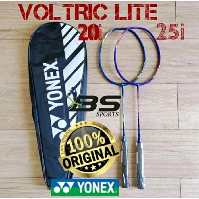 YONEX VOLTRIC LITE 20i 25i RAKET BADMINTON YONEX VOLTRIC LITE 20i 25i ORIGINAL