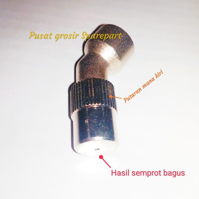nozel sprayer cuci ac motor model bengkok