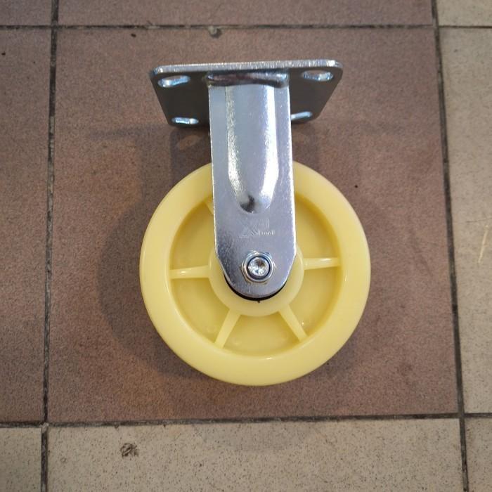 Roda Troli Nilon Heavy Duty 6 Inch Mati/Lurus Original