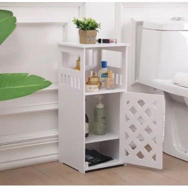 ID RAK KOSMETIK MINI GANTUNG KAYU WPC RAK KAMAR MANDI PORTABLE MINIMALIS