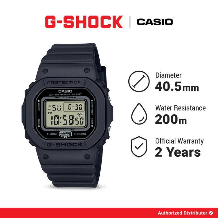 G-SHOCK GMD-S5600BA-1DR ORIGINAL JAM TANGAN WANITA DIGITAL BLACK