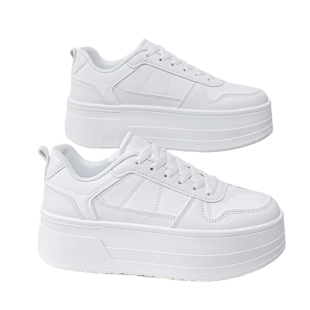 2024 New Style Casual Shoes For Women, Ladies Platform Shoes, White Shoes, Comfortable Sneakers,