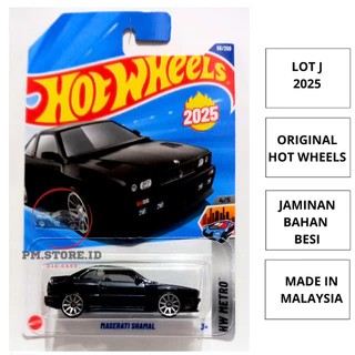 Hot wheels maserati shamal hitam