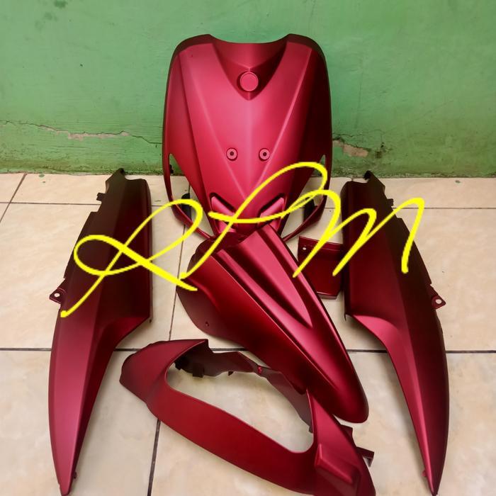 Cover Body Halus Mio Sporty Lama Merah Doff