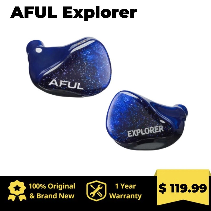 AFUL Explorer Wired Hybrid Earphones, 1DD+2BA Hybrid In-Ear Monitors for Deep Bass | Performer5 Perf