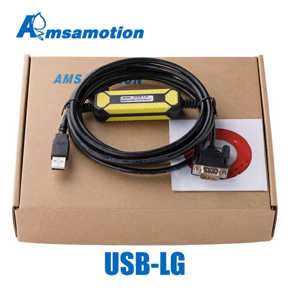 STOK TERBATAS  USB-LG PLC Programming Cable Suitable For LG LS XBC XBM K7M Series PLC K120S K7M Down