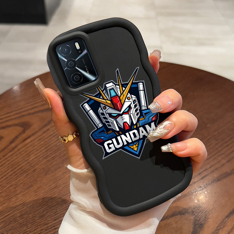 Casing Untuk OPPO A16 A16s A54s Case Robot Mekanik  Kasing Cesing lunak Kasing Macaron Kesing Siliko