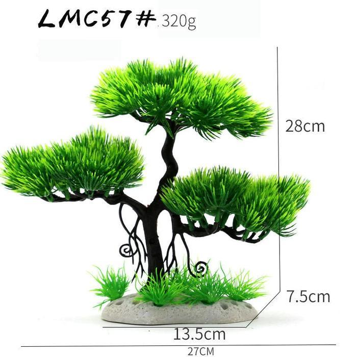Hiasan aquarium tanaman bonsai, bonsai aquarium, dekorasi aquarium tanaman bonsai, pohon bonsai