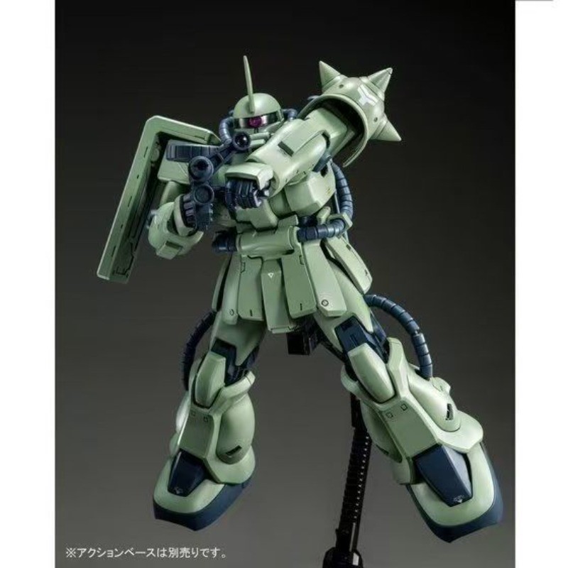 Original Bandai MG 1/100 MS-06F-2 Zaku Action Figures Zaku Type F2 Anime Toys Mobile Suit Gundam
