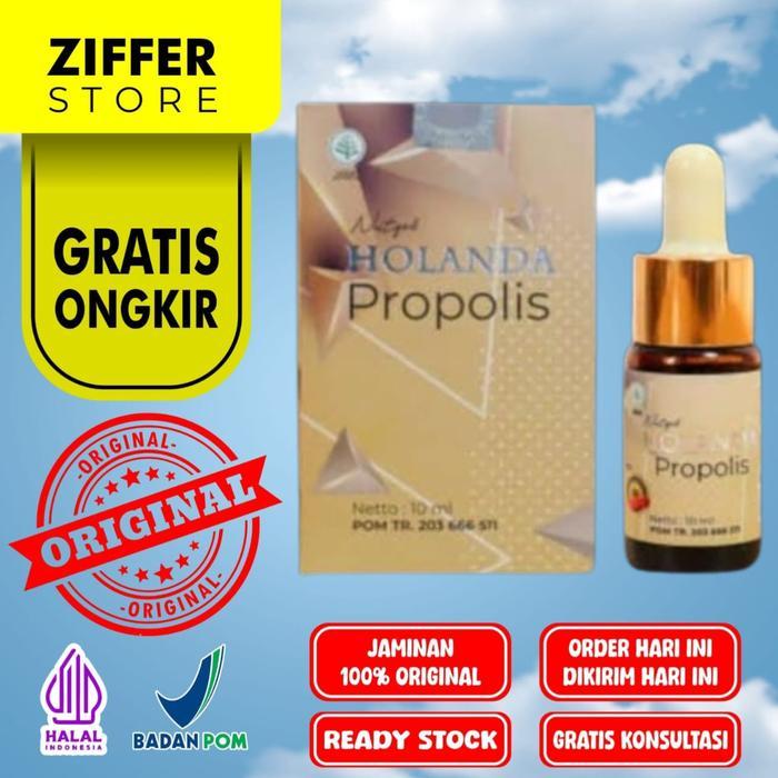Holanda Propolis 10 Ml - Promo Special - Bisa Cod - Extra Bee Pollen #Gratisongkir