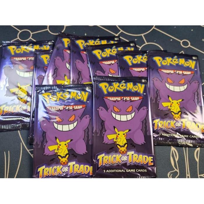 2022 POKEMON ENGLISH TRICK OR TRADE HALLOWEN EDITION RARE SEALED PACK 