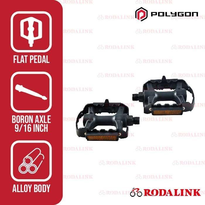 Hebatsprot- Polygon Pedal Sepeda Mtb Alloy