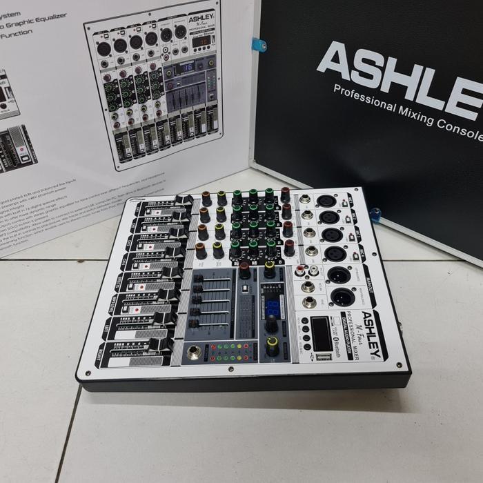 Premium Mixer Recording Ashley 4 Channel M-Four M Four Pc Soundcard + Hardcase Original