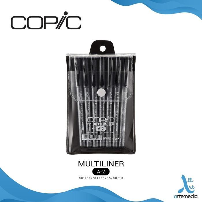 Copic Multiliner Black Set Drawing Pen
