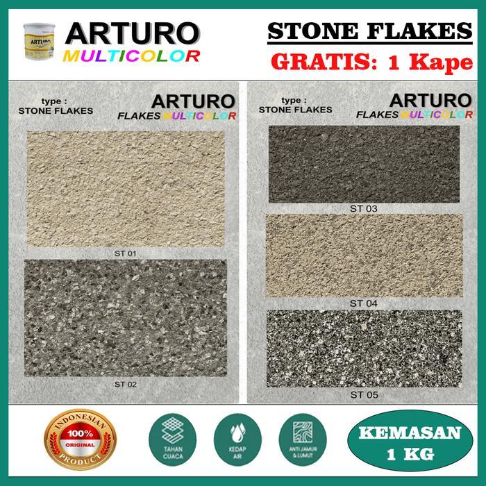 ARTURO Cat Texture Type Stone Flakes 1 KG (KLG)