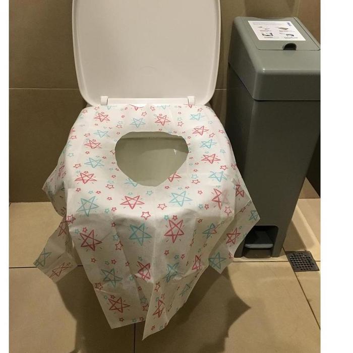 Cola - Alas Dudukan Toilet Wc Travel Disposable Toilet Seat Cover Waterproof