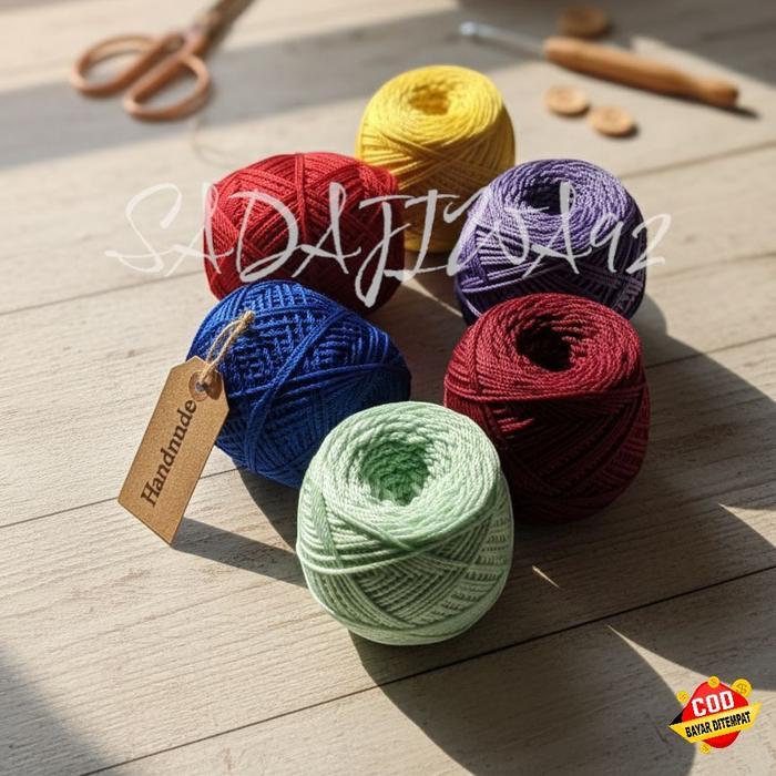 BENANG RAJUT POLY KILAP KATALOG PILIH WARNA / BENANG RAJUT POLYESTER / BENANG RAJUT / RAJUT / BENANG