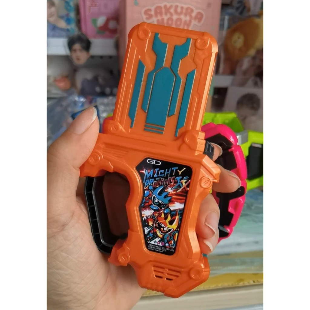 In Stock Bandai Kamen Rider Ex-Aid Dx Finisher Slot Kaiser Teitoku Gashat Twin Gashat Holy Relic
