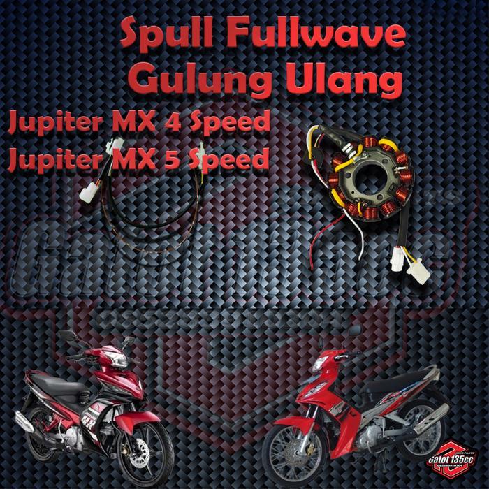 Spull Fullwave Jupiter Mx 4 Speed, Jupiter Mx 5 Speed Set Kabel Kit Fullwave Pnp Suport Daymaker