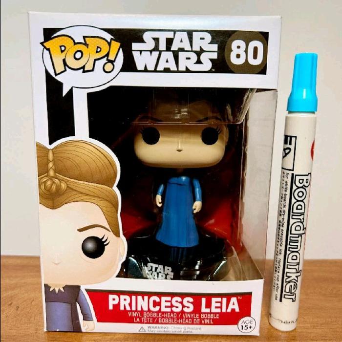 MAINAN ACTION FIGURE FUNKO POP 80 STARWARS PRINCESS LEIA FUNKO POP FUNKO POP FIGURE ORIGINAL VINYL