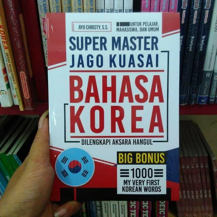 BUKU SUPER MASTER JAGO KUASAI BAHASA KOREA DILENGKAPI AKSARA HANGUL