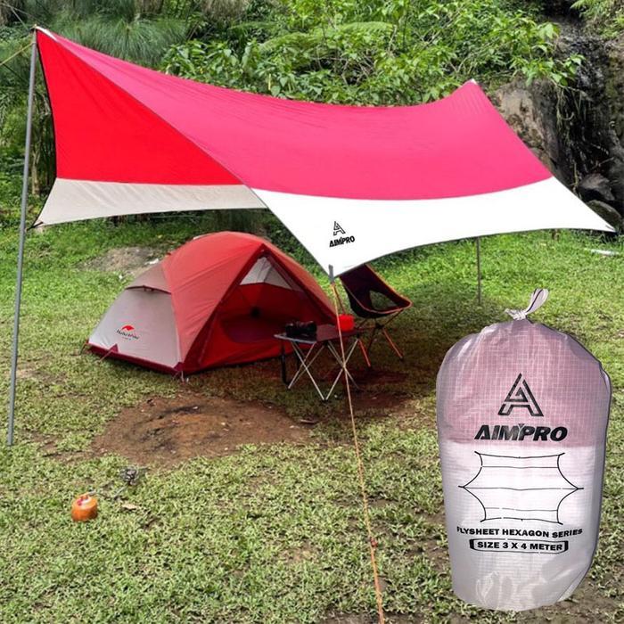 Eiger - Flysheet hexagonal 300x400cm Aimpro