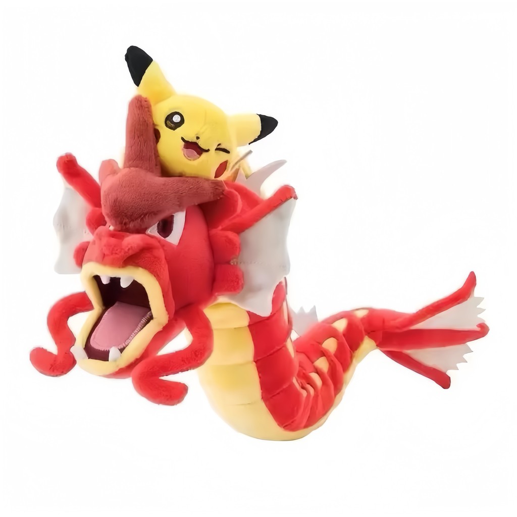 Pokemon Milotic Caterpie Gyarados Plush Toy Milotic Pikachu Peluche Riding Gyarados Magikarp Steelix