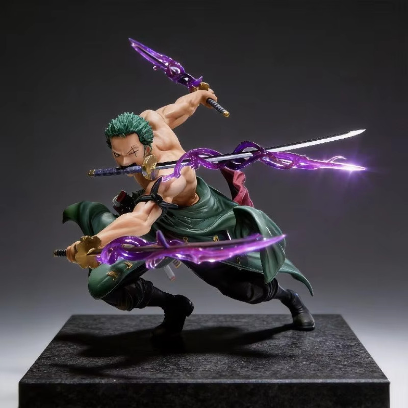 Anime Figure One Piece Luffy Roronoa Zoro Three-Blade Sa-Maximum Manga Statue PVC Action Collection