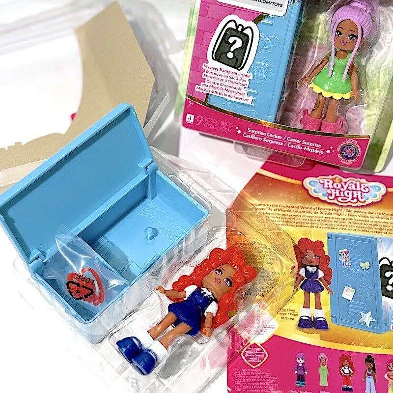 Spot Genuine Royale High Locker Doll Action Figure 3 Inch Surprise Doll Toy Set Collection Figure