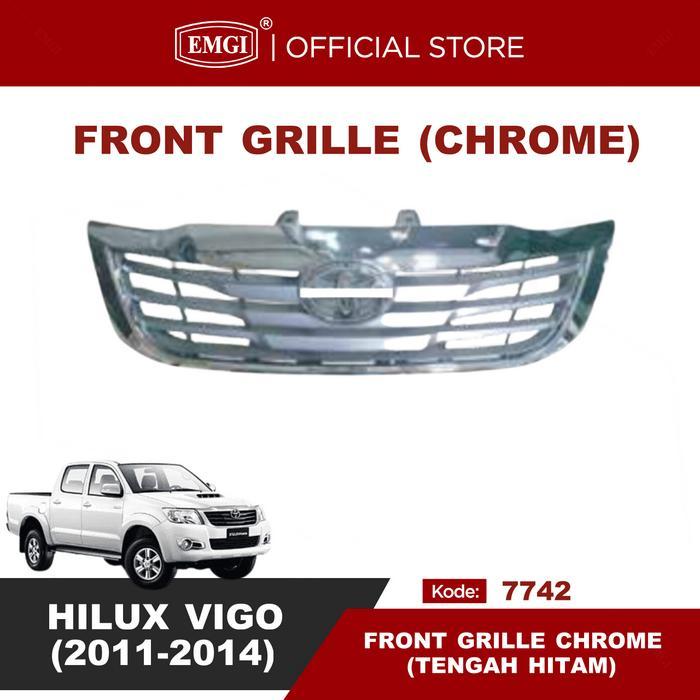 Emgi - Front Grille-Hilux Vigo 2011 2012 2013 2014 2015-Chrome
