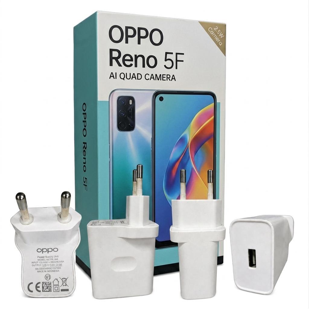 Charger Copotan OPPO OP92CAED Ori Bekas Fast Charging 18W 9V 2A Untuk OPPO Reno 5F