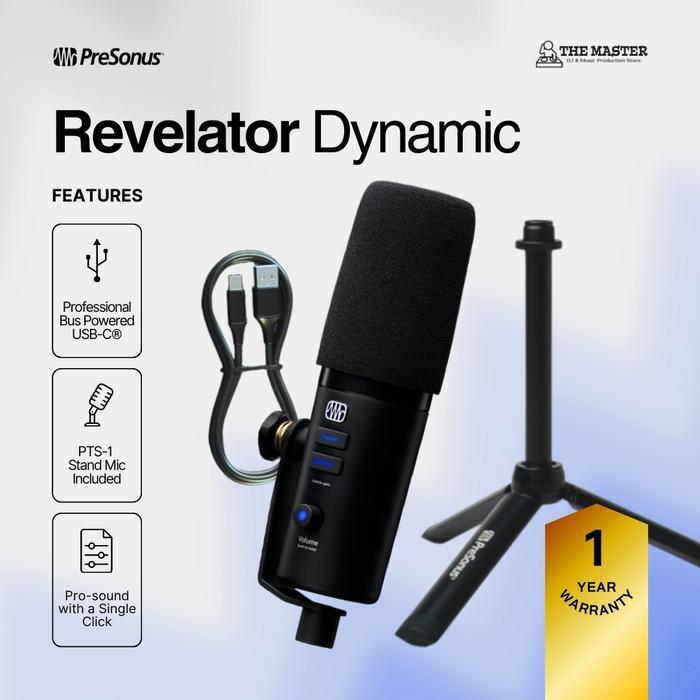 Presonus Revelator Dynamic Usb Dynamic Microphone For Podcast / Live