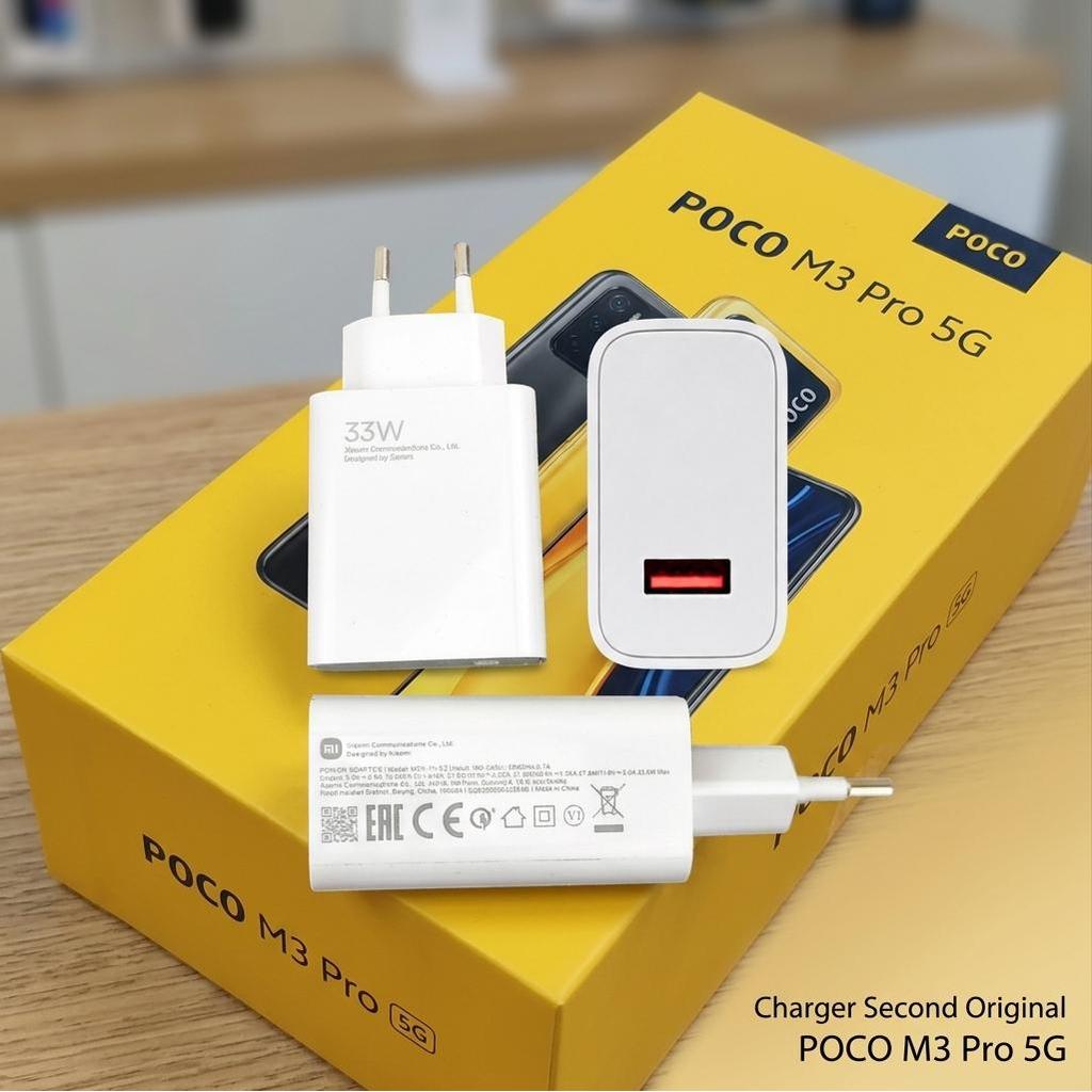 Batok Charger Xiaomi MDY-11-EZ Ori Second USB Orange Fast Charge 33W 11V 3A POCO M3 Pro | Original B