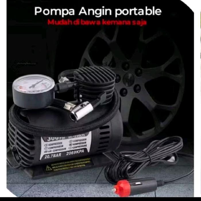 Denji Melody - Kompresor Angin Listrik Kompresor Mini Pompa Ban Mobil Motor Elektrik Mini Pompa