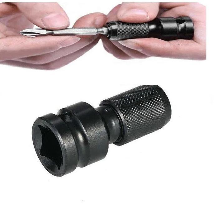 Adaptor Pompa Bor Impact Wrench Elektrik Mini Portabel Sedot Kuras Air / Minyak / Bensin / Tanaman