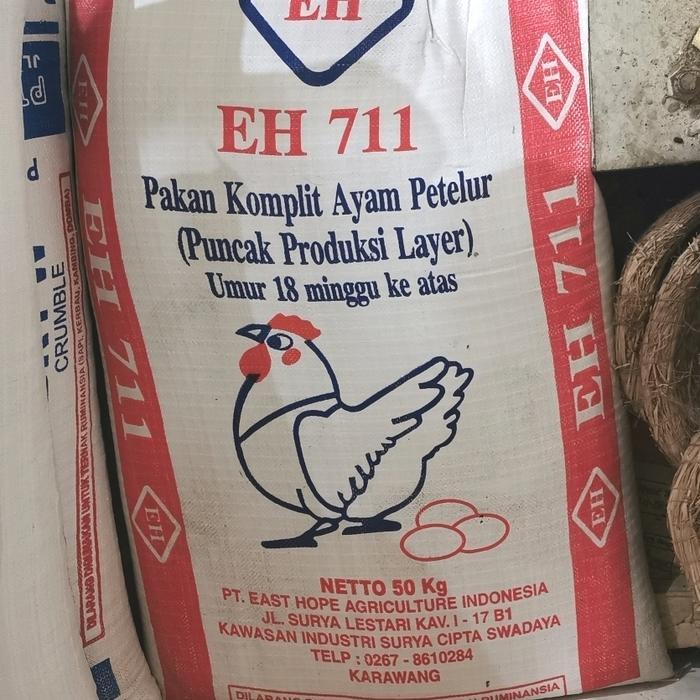 BEST SELLER EH 711 PAKAN KOMPLIT AYAM PETELUR DEWASA (GOJEK GRAB ONLY)