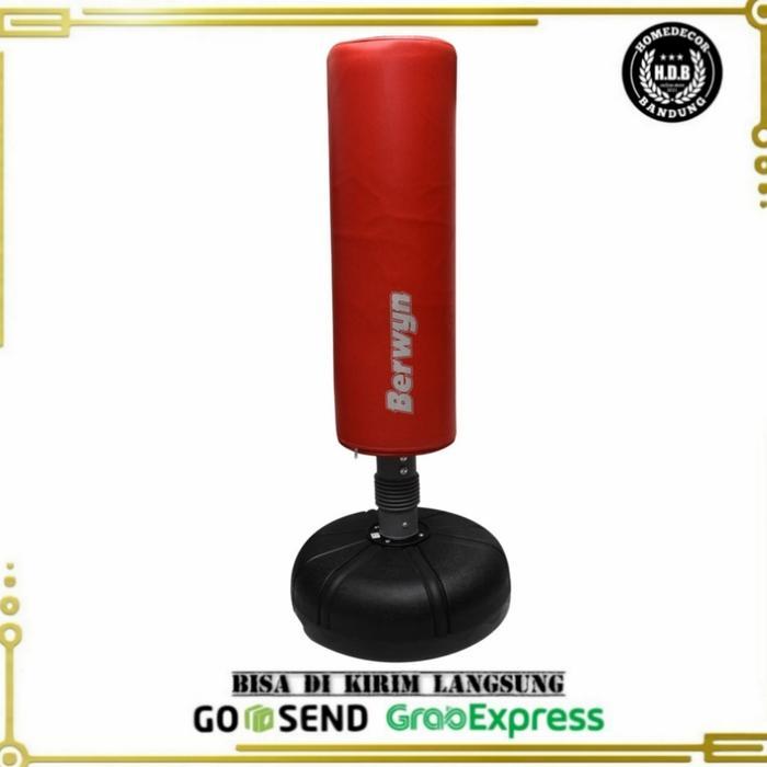 Berwyn Samsak Tinju - Merah / samsak berdiri /HEAVY BOXING TRAINER