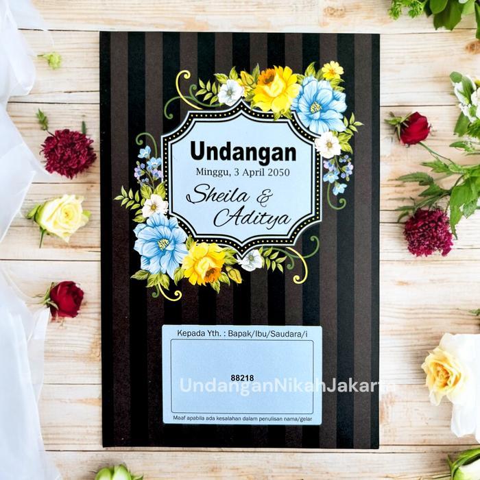 Terlaris Blangko Undangan Kosong Pernikahan Erba Kartu BLANKO Simple 88218 SALE