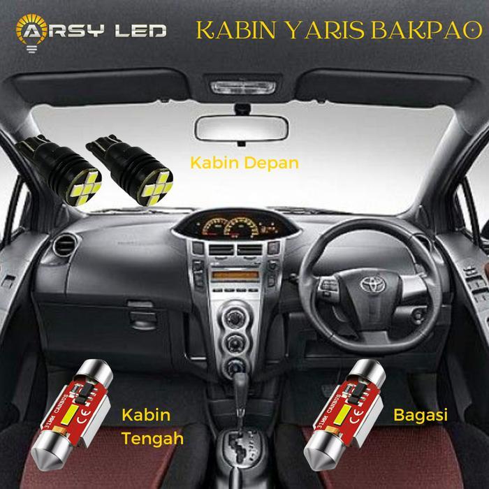 Lampu Mobil Murah Arsyled Lampu Led Kabin Yaris Bakpao Paket Isi 4 Ultra Bright Car Lampu Mobil