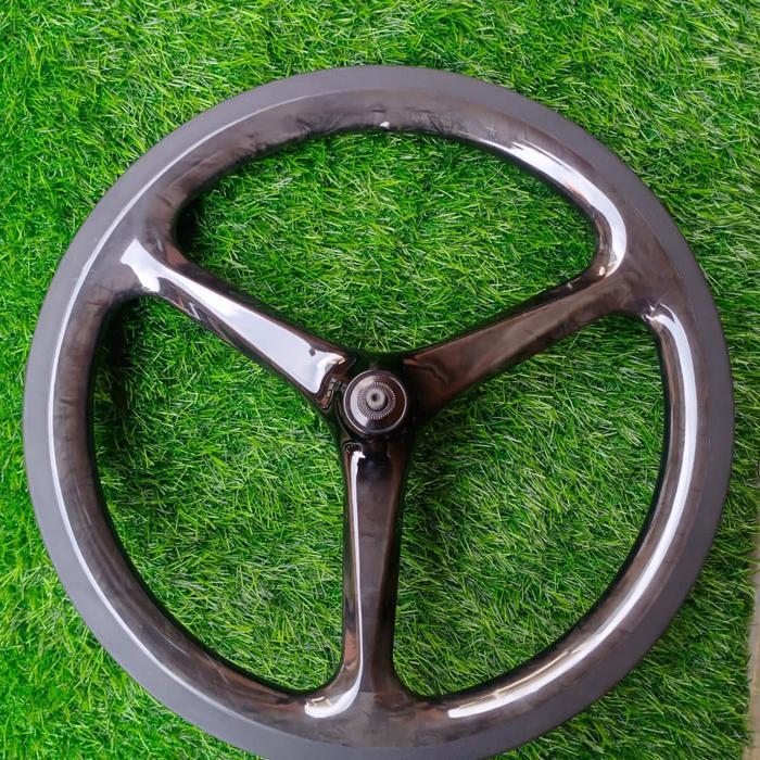 Bebas Ongkir wheelset luce 3 spoke 16 349