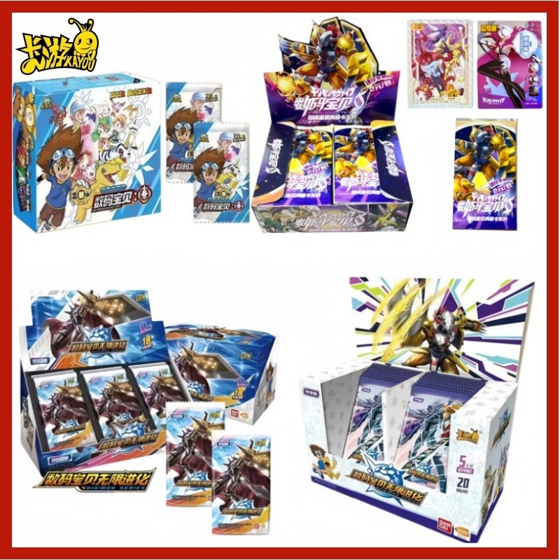 KAYOU Genuine Digimon Card Legend Edition Infinite Evolution Glory Full Set Animation Collection