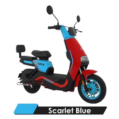 SEPEDA LISTRIK EXOTIC E-BIKE LUXOR 14" MIX - SCARLET BLUE